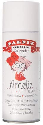 BARNIZ EN SPRAY SATINADO 400ML ACRÍLICO AMELIE