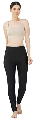 Avon Equine Damen-Winterreitstrumpfhose, Handytasche, hochwertiger und bequemer 4-Wege-Stretchstoff, Damenstrumpfhose, Schwarz , 3XL