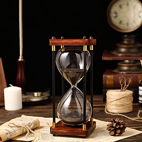 HDDH Sablier Décoration Sablier de Couleur Minuterie de sablier Horloges de sablier à Code Couleur pour Salle de Classe,Jeux à la Maison,Bureau,décoration (30min/60min)