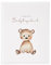 goldbuch 11 458 Babytagebuch Teddybär Baby Album 44 illustrierte Seiten, Tagebuch, Babyalbum für Mädchen und Jungen, Einband Kunstdruck mit Roségold, Fotobuch Beige, Babybuch 21 x 28 x 1 cm