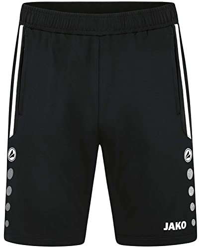 JAKO Herren Trainingsshorts Allround, Schwarz, 3XL