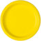 Unique 99155EU - Eco-Friendly Paper Plates - 23 cm - Neon Yellow - 16 Count (Pack of 1)