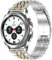 Anlinser 22mm Cinturino Metallo Compatibile con Cinturino Samsung Galaxy Watch 3 45mm/Galaxy Watch 46mm, Cinturini in Acciaio Inossidabile Regolabili per Galaxy Gear S3 Frontier, Argento Oro