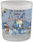 FEENSTAUB Windlicht Glas, Weihnachten Deko Winter, Teelichthalter Glas personalisiert mit Name, Deko Winter Innen, Kerzenglas Deko, Weihnachten mit Weihnachtswichtel, Tischdeko Windlicht mit Spruch