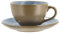 BITZ Wood Tasse mit Untertasse Dia 10,3 x 6,3 cm 24 cl Wood/Ocean