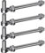 Insaga Tor Scharnier M16, 4er Schwerlast Feld Torscharnier 16mm Haken zu Bolzen Pin Aufhänger Edelstahl Metall Garten Torangel für Bauernhof Tor/Gartentor/Zauntor/Holzzaun/Einfahrt, 440lbs, 25.4cm