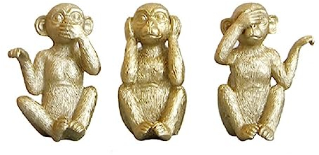 NURCIX Mehrzweck Affe Figuren 3 stücke Tier Skulptur Dekoration Liefert Für Festival Urlaub Neujahr Geburtstag Dekor Dekorative Affe Skulptur