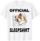Offizielles Schlafshirt mit englischer Bulldogge T-Shirt