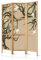 murando - Paravent Innen Raumteiler Holz 135x172 cm 3-teilig Japanische Trennwand Raumtrenner Room Divider Mobiler Sichtschutz Spanische Wand Raum Abtrennung Botanik Abstrakt Natur b-A-10440-bh-a