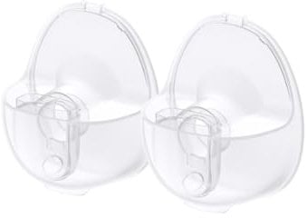 eufy Original Milchbehälter (2 Stück) für Tragbare Milchpumpe E10, BPA-Freier Wiederverwendbarer Behälter, Fasst bis zu 150ml, Geeignet für Kühl- und Gefrierschrank