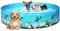 Piscina Pieghevole Non Gonfiabile, Piscina per Cani Taglia Grande e Piccoli, Piscina per Cani Rigida, Vasca per Cani per Interni e Esterni, Piscinetta Per Cani e Bambini 152×25cm