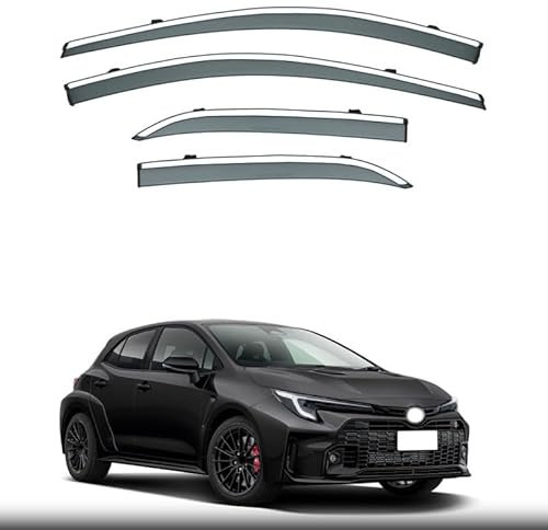 GuanLL Auto-Windabweiser für Toyota Auris Two MK3-E210 2019+,Sonnenblenden/Regenschutz/Windabweiser/Tür-Windabweiser