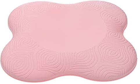 HONMEET genouillères coussin à genoux nettoyant pour tapis de yoga Coussin de yoga pour genou Coussin de soutien pour genou tapis d'exercice genouillère de protection Unité centrale rose