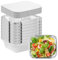 SENENQU 100PZ ​​Bandejas Aluminio Desechables Pequeño​​ 600ml con Tapa - Bandejas Desechables Aluminio Cuadradas para Horno, Asar, Vocinar - 16x13cm