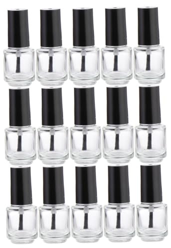 Beaupretty 25pcs Diy Nail Polish Bottle Empty Nail Polish Storage Compact Bottle for Care Travel Outdoor Easy to Carry