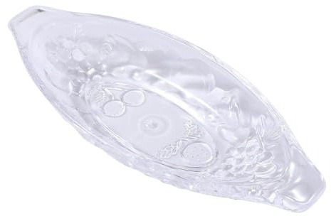 2 x Acryl-Eisschalen, Bananen-Split-Schalen, transparente Servierteller für Obst, Joghurt, Eis, Brownies, Snacks, Salat, Trauben