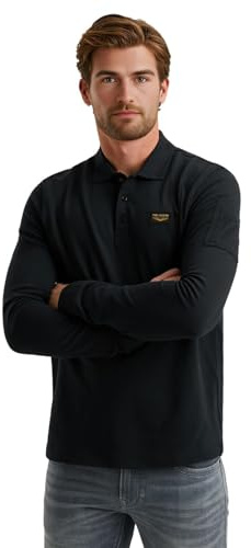 PME Legend Herren Poloshirt Long Sleeve Polo American Classic - Regular Fit, Größe:3XL, Farbe:PPS2508899-5281 Salute
