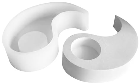 Epoxidharz - Silikon Kerzenhalter Tai Symbol Bastelform, Kreative Spirituelle Design Form | Tai Epoxidharz Set, Künstlerische Kerzenhalter Form für DIY Handwerk