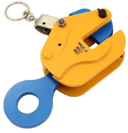 2204.62 lbs Vertical Plate Lifting Clamp Sheet Metal Lifting Clamp Heavy Duty Plate Clamp Alloy Steel Sheet Handler for Metal Fabrication & Welding Widely Used in Steel Structure Installation