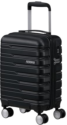 American Tourister Trolley Flashline Spinner Underseater Removable Wheels Shadow Black schwarz 45cm