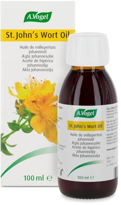 A.Vogel Aceite de Hipérico | Hidratante y Nutritivo Natural para Piel Seca | Extracto de Hierba de San Juan | Ingredientes Activos de Plantas Frescas | Uso Externo | 100 ml