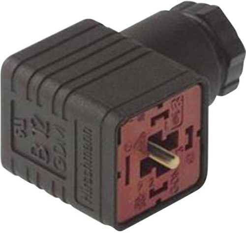 Hirschmann Rechteckverbinder Serie schwarz GDM 2011 J Pole 2 + PE 932 106-100-1 Lieferumfang: