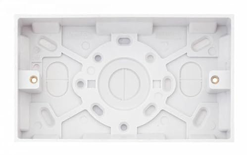 2 GANG 32MM DEEP SURFACE PATTRESS BACK BOX LG8288-32