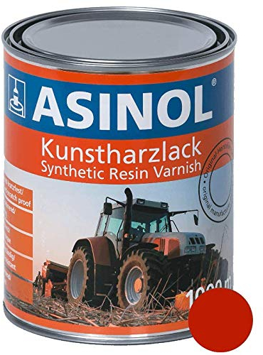 asinol pöttinger Rouge 1000 ml Résine Vernis couleur 1L L Boîte