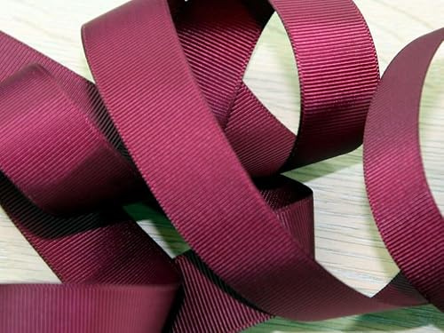 Prym Bordeaux Ribbed Polyester Tape 16mm Wide Suitable for Dressmaking - per metre