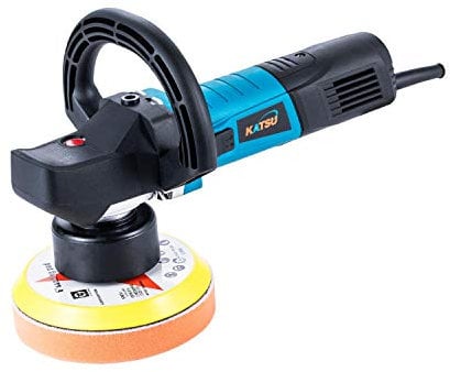 KATSU Dual Action Car Polisher, 850W 150mm Random Orbital Polisher, Electric Buffer Polishing Waxing Machine, 6 Variable Speeds, Car Detailing with Foam Pad 100371