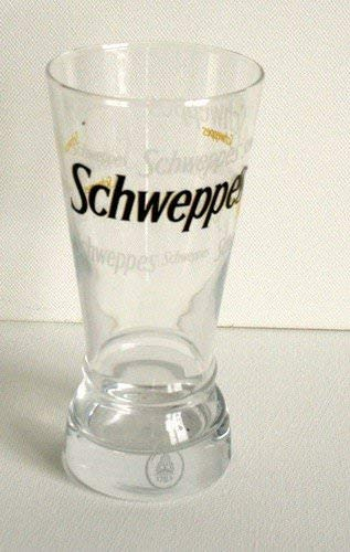Schweppes Lot de 6 Verres Tubes Neuf Tres Beau