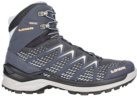 LOWA Stiefel mittel INNOX PRO GTX MID Ws [2024] stahlblau/lachs, 39