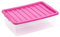 URBNLIVING 32 Liter Underbed Storage Box & Lid Pink x5