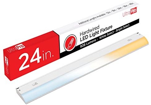 UltraPro 24 Inch Hardwired Under Cabinet Light, Dimmable 908 Lumens