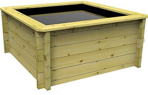 The Garden TImber Company Wooden Fish Ponds 1.5x1.5m 697mm Height 1035L