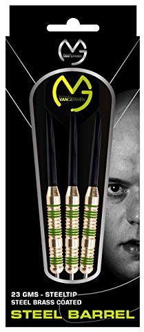 XQmax MVG 3er Dart-Set Michael Van Gerwen, messingbeschichtete Barrel, 23 Gramm