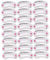 Case Cover 24x Mädchen Wiederverwendbare Augenbraue-Schablone Set Augenbraue DIY Shaping Grooming-schablonen-Karte