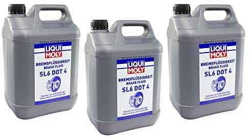 Bremsflüssigkeit LIQUI MOLY SL.6 DOT4 15 Liter für Adly/Herchee Aeon AJP Aprilia ATU Benelli Benzhou Beta BM W Cagiva CAN-AM Cectek/Herkules CPI Daelim Derbi Ducati Gas Gas Generic Gilera Hon da KT M