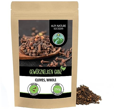Clou de Girofle 250g par Alpi Nature, Clous de Girofle Entiers Séchés, Épice de Cuisine