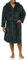 Amazon Essentials Vestaglia in Pile Ai Media Lunghezza Uomo, Carbone, XL-XXL