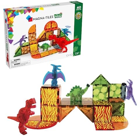 Magna-Tiles - Dino World Set - Magnetisch Speelgoed 40 stuks