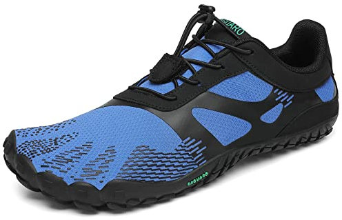 SAGUARO Barfußschuhe Herren Barfuss Schuhe Damen Sommer Outdoor Barfussschuhe Leicht rutschfest Barefoot Shoes for Women Men, Nachtblau 41EU