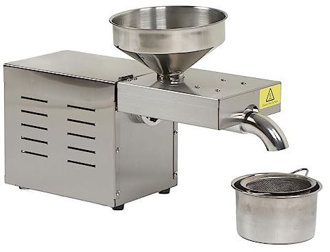 Mini Macchina Calda della Pressa di Olio per L'estrazione Dell'olio Freddo-Accessori Idraulici Completamente Automatici del Robot da Cucina (Spina europea 220 V)
