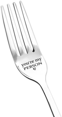 Gabel für Freundin, Freund, Geburtstagsgeschenk für Frauen, Männer, You're My Person, Gabel für Ehefrau, Ehemann, Jahrestag, Hochzeit, Geschenk für Verlobte, Verlobte, Hochzeit, Geschenk für Paare,