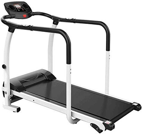 HJUGHPN TreaDmills Safety handrail Folding Running Machine Electric Treadmill Home Multi-Function Middle-Aged and Elderly Walking Machine