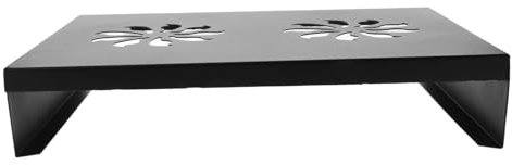 Artibetter Supporto Wok Versatile Per Cucine Gas Accessorio Per Stufa Con Design Minimalista e Base Stabile Organizzatore Multifunzionale Per Utensili Da Cucina Nero