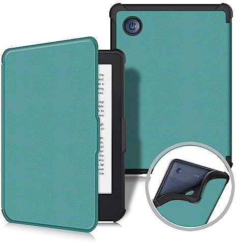 Custodie e borse per tablet PC Custodia Compatible with Kobo Clara 2E 2022 Rilasciata Custodia Smart Tablet da 6 pollici Tri-Fold, Custodia con supporto ultra sottile e leggera Cover posteriore rigida