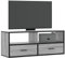 LAPOOH TV-Schrank Grau Sonoma 100x31x39,5 cm Holzwerkstoff und Metall, TV Lowboard, Fernsehschrank, Fernsehtisch, Fernseher Schrank, TV Sideboard, TV Board, TV Cabinet, TV Bank, TV Kommode - 848932