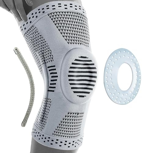 360 RELIEF Ginocchiera per Uomo e Donna, Gel Tutore Ginocchio Stabilizzante