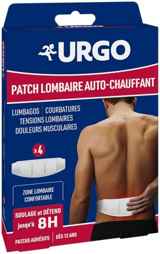 Urgo - Patch auto-chauffant lombaires x4 unités
